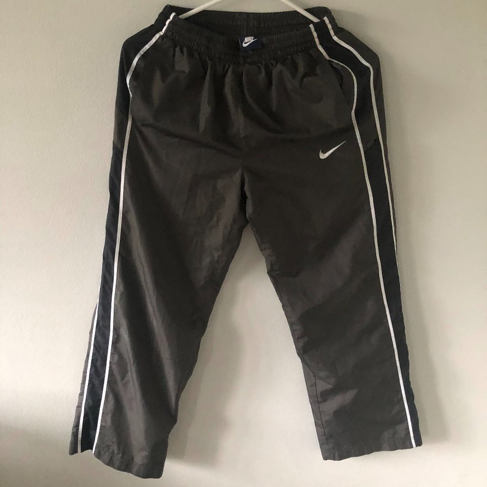 Vintage Nike Sweatpants Gray Track Pants Blue Tag